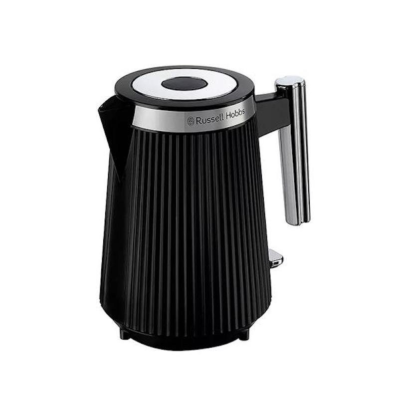 Russell Hobbs Bronte Kettle 1.7L Black Fluted Chrome Accents