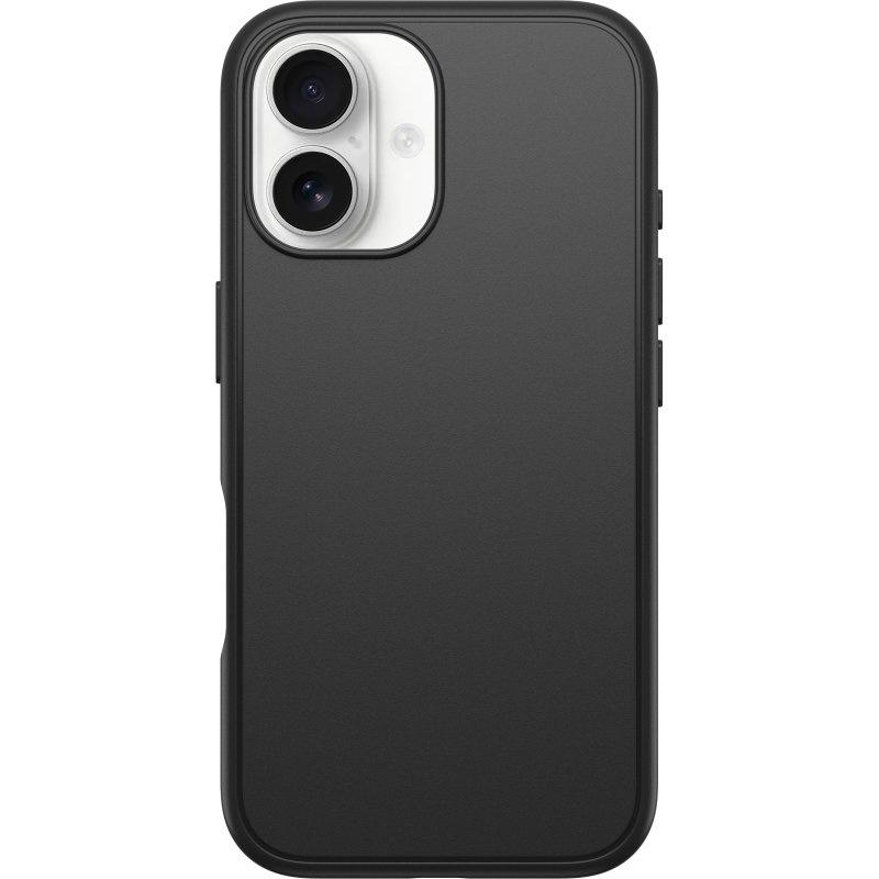 OtterBox Symmetry MagSafe Case for iPhone 16 - Black | Drop Protection, Built-in Anchors, Recycled Content
