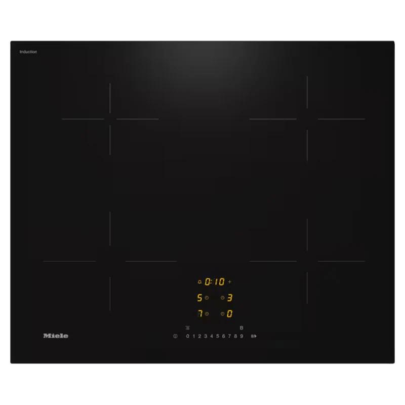 Miele Black Induction Hob | KM7361FL | 4 Cooking Zones | Numerical Keybank