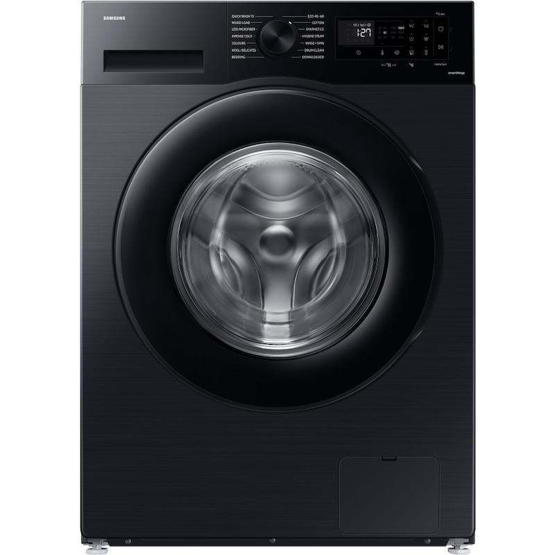 Samsung Series 5 9kg Washing Machine - Black, ecobubble, Hygiene Steam, 1400 rpm, Drum Clean, Quick Wash