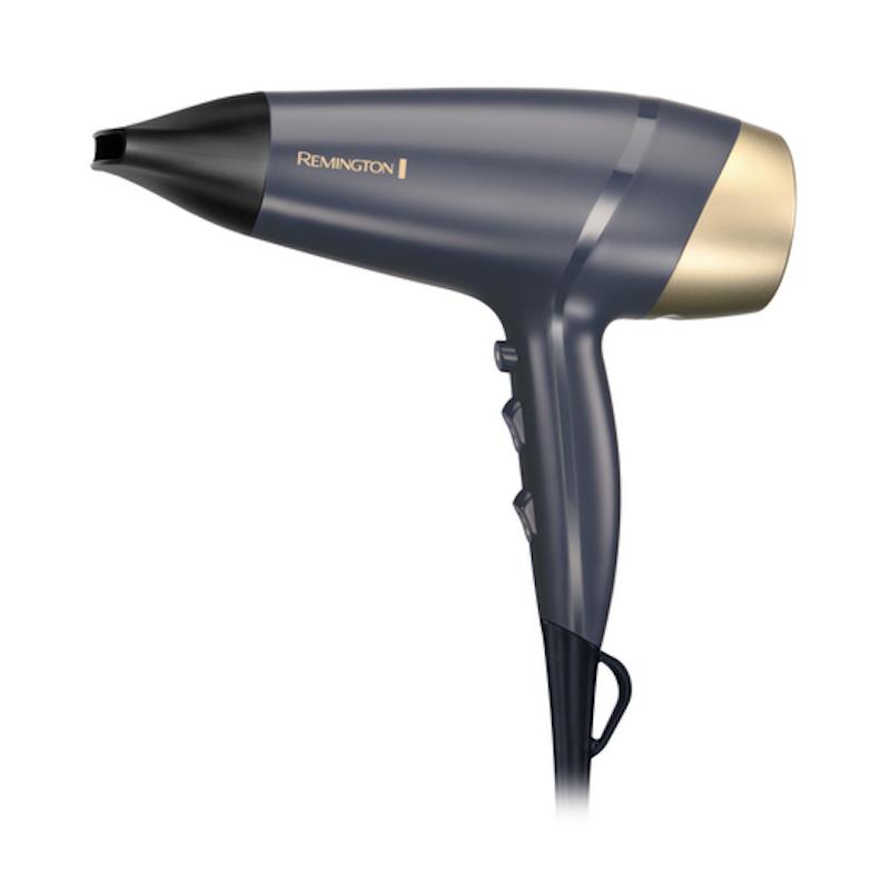 Remington Sapphire Luxe Hair Dryer 2200W | Navy, Champagne, Blue, Gold | Ionic Conditioning, Diffuser