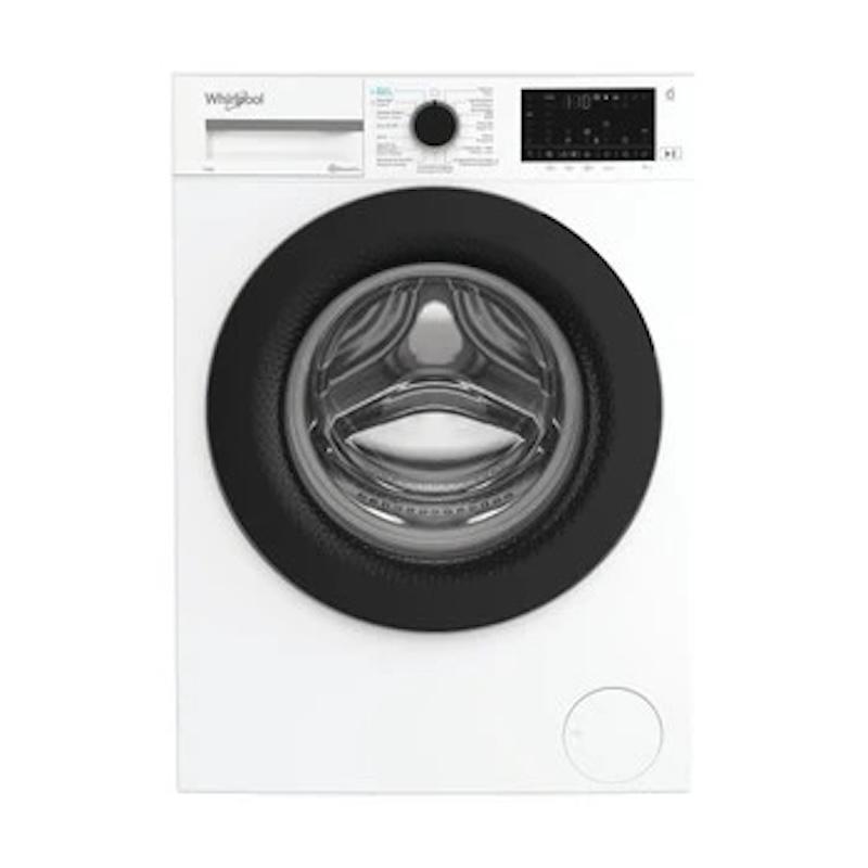 Whirlpool Washing Machine 8 Kg White 1400 RPM - Digital Display, Black Door, White Body