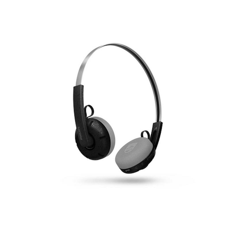 Philips The Ringo TAH2000BK Black Bluetooth On-Ear Headphones Retro Design 26 Hour Play Time Multipoint Connectivity USB-C Fast Charging Built-in Mic