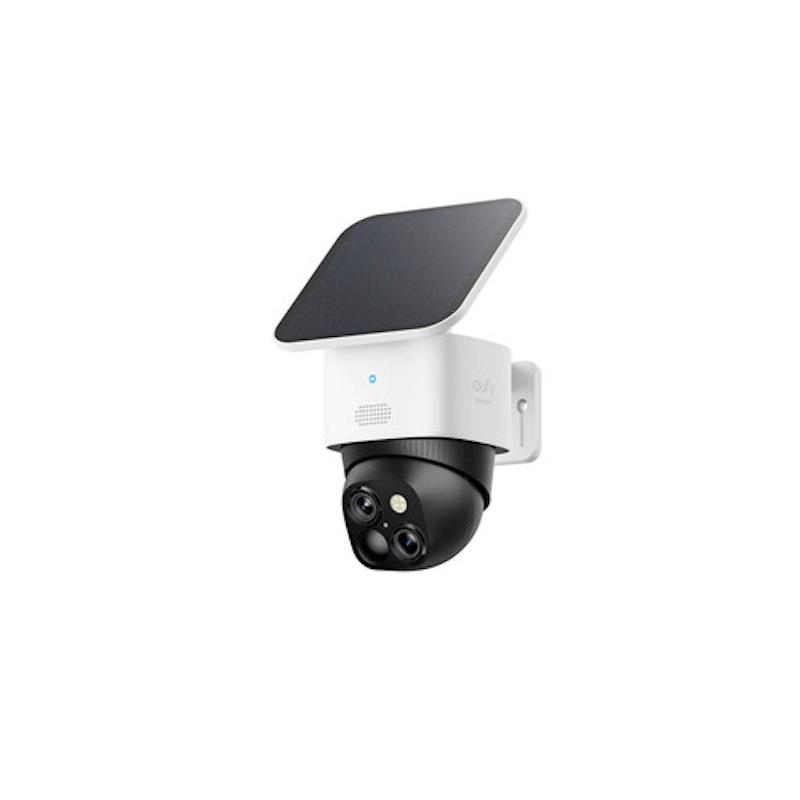 Eufy S340 Security Camera Dual Lens 2K Pan Tilt Zoom Solar Panel Wireless 360° Surveillance