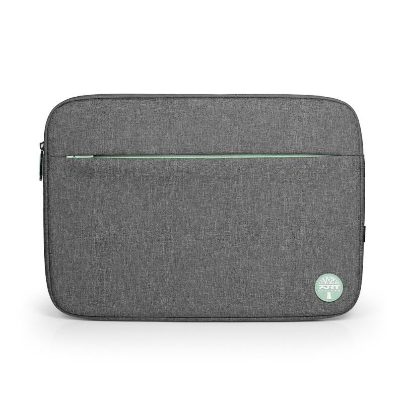 Port Designs Yosemite Eco Sleeve 15.6" Grey - Laptop Sleeve with Zipper