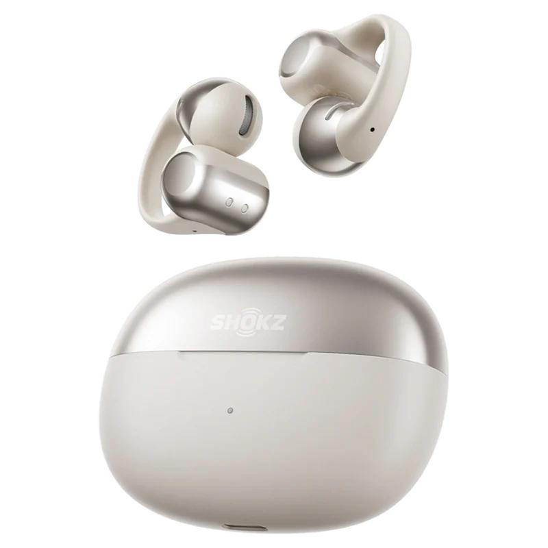 Shokz OpenDots ONE Open-Ear Wireless Earbuds - Grey, Silver