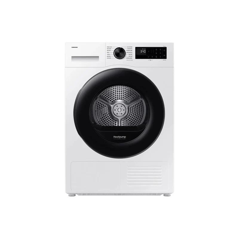 Samsung 9kg Freestanding Heat Pump Tumble Dryer White with Quick Dry 35, Hygiene Care, Eco Cotton, Synthetics