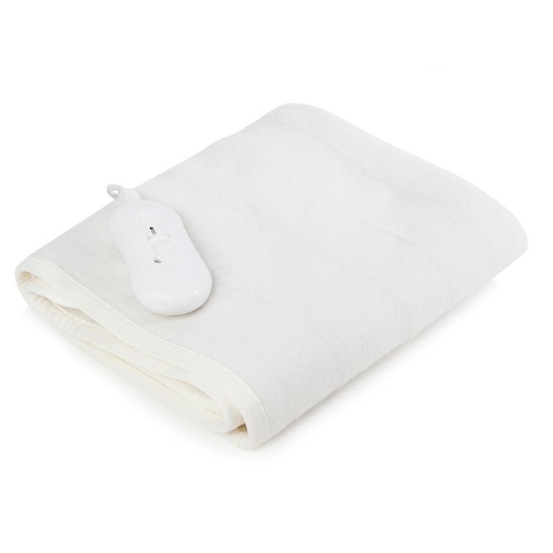 Warmnite Single Electric Blanket 35W White Fitted Machine Washable 0.5kg