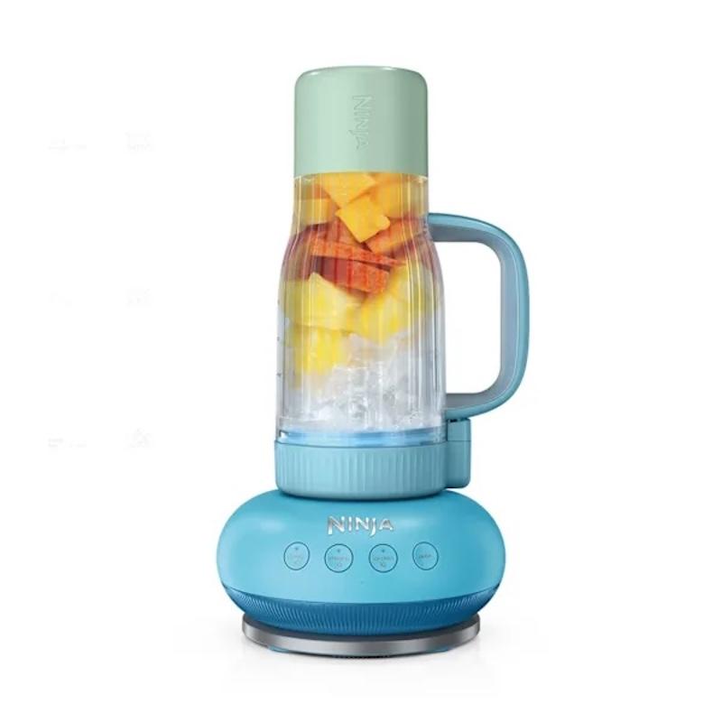 Ninja BlendBOSS Tumbler Blender Blue Raspberry DB351UKBL - Blender, Blue, Fruit, Ninja