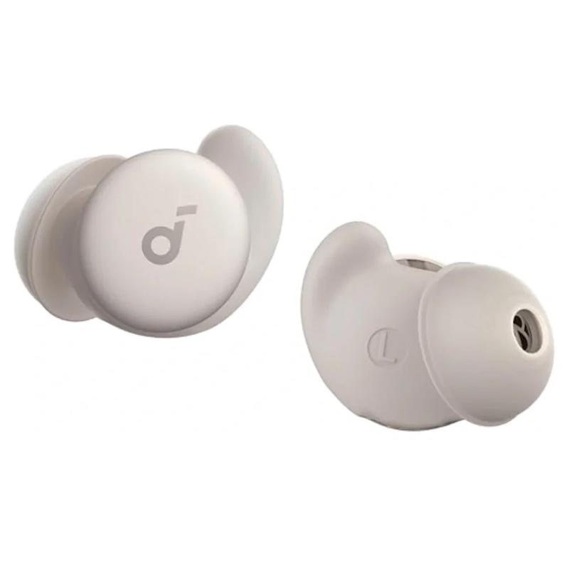 Soundcore Sleep A20 Earbuds - White/Beige - 4-Point Noise Masking, Ergonomic Side-Sleeper Comfort, 14hr Sleep Mode Battery, 10hr Bluetooth, 80hr Total Playtime, Bluetooth 5.3, Sleep Tracking
