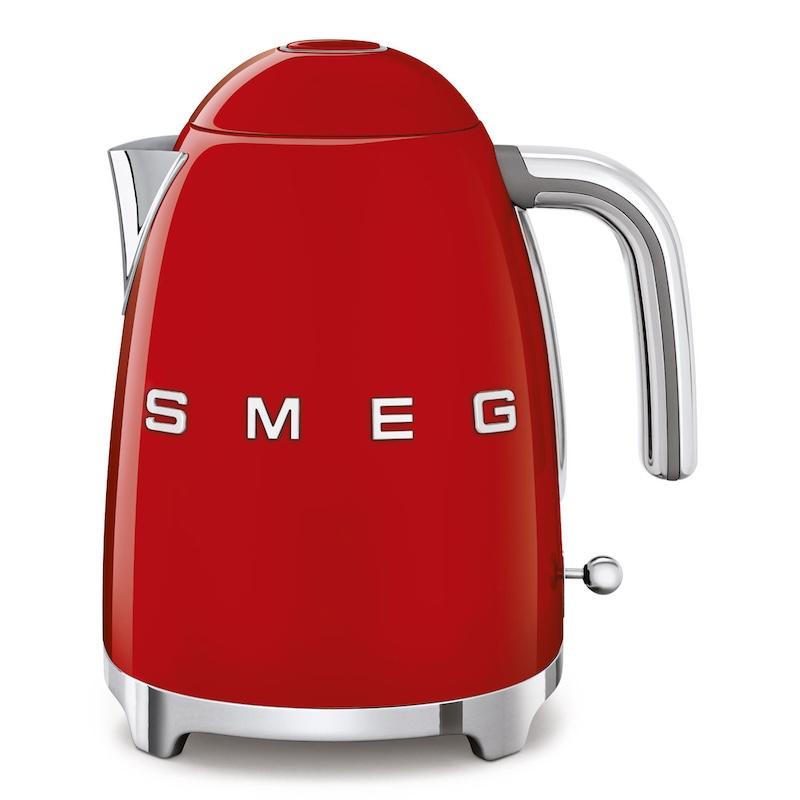 Smeg Retro 50's Style 1.7L Kettle Red Chrome
