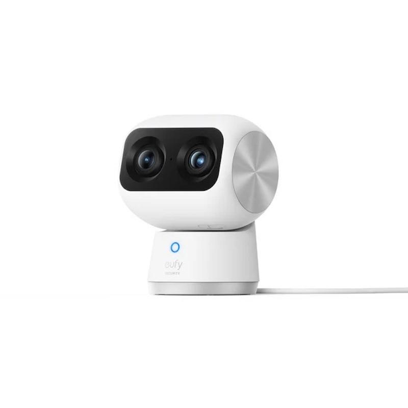 Eufy S350 Indoor Security Camera 4K Dual-Lens 8x Hybrid Zoom 360° Pan & Tilt AI Night Vision Privacy Mode