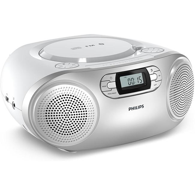 Philips Portable CD Player with Bluetooth, USB, FM Radio - Silver