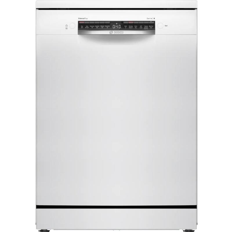 Bosch Series 4 Freestanding Dishwasher White 60cm SMS4EMW06G Silence Plus