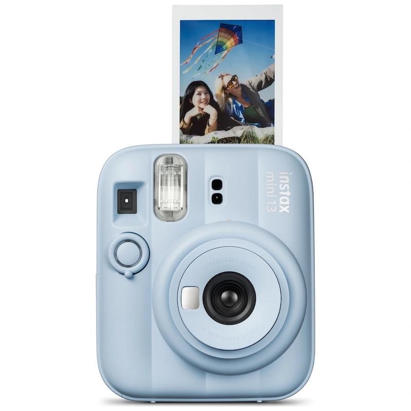 Fujifilm Instax Mini 13 Instant Camera Frost Blue - Automatic Exposure, Selfie Mirror, Close-Up Mode, 60mm Lens, 0.3m Focus Range