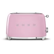 Smeg Retro Toaster 2 Slice TSF01PKUK Pastel Pink image