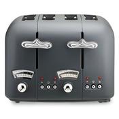 Delonghi Argento Silva Grey 4 Slice Toaster CT04.GY image