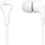 Philips TAE1105WT/00  In-Ear Headphones  With In-Line Remote Control (8.6-Mm Neodymium Drivers, Powerful Bass, Clear Sound, Comfortable Fit) White ds image