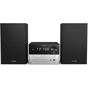 Philips TAM3205/12 Micro Music System with Bluetooth (Hifi System, FM Radio, USB, CD, MP3-CD, USB Port for Charging, 18 W, Bass-Reflex Loudspeakers, Digital Sound Control) ds image