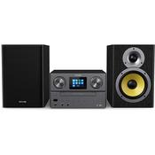 Philips Audio TAM8905/10 Micro Music System with Bluetooth and DAB+/FM Internet Radio (USB, Spotify Connect, CD, MP3-CD, 100 W, Bass-Reflex Loudspeakers, Digital Sound Control) ds image
