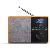 Philips TAR5505/10 radio Portable Digital Black, Grey, Wood ds image