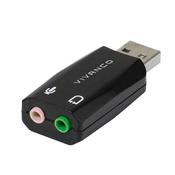 Vivanco USB Audio Adapter For Soundcard &amp;amp; Headset 36657 image