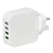 Vivanco Quattro USB Mains Charger 2.4A With Smart IC 38799 image