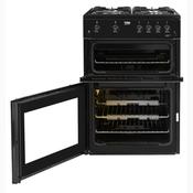 Beko KDG611K Double Oven Gas Cooker Freestanding 60cm Black image
