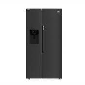 Beko ASP33B32V American Style Fridge Freezer Freestanding Plumbed Water Ice Dispenser image