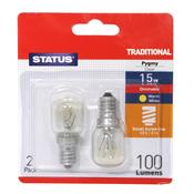 Status 15w Pygmy Bulb Clear SES E14 image