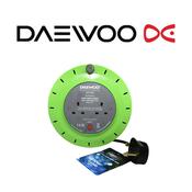 Daewoo 10m Power Cable Reel 2 Way Extension Lead image