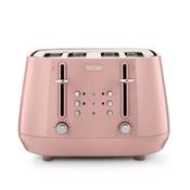 DeLonghi Eclettica 4-Slice Toaster Pink CTY4003.PK image