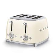 Smeg 4-Slice Toaster 50's Style TSF03CRUK - Cream image