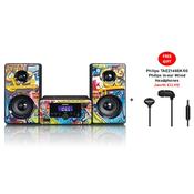 LENCO MC-020 Tags - Micro set with FM Radio, Bluetooth®, USB and AUX ingang – Tags
