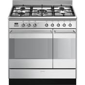 Smeg 90cm Dual Fuel Range Cooker Concert Stainless Steel SUK92MX9-1 image