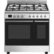 Smeg Range Cooker Cooker with Gas Hob 90x60cm Classica Aesthetic CX92GM image