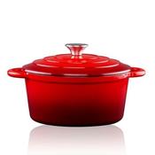 Alpina Cast Iron Frying Pan with Lid 24cm image