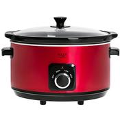 Adler AD6413 Slow Cooker 5.8L - Red image