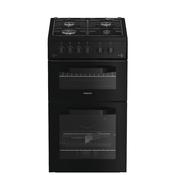Hotpoint 50cm Gas Cooker HTG5GCB - Black