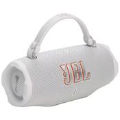 JBL Charge 6 White Portable Bluetooth Speaker | Auracast, Waterproof, 24-28hr Playback, 45W, Powerbank, Fast Charge