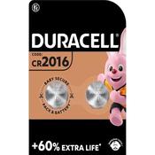 Duracell CR2016 Lithium Batteries - Pack of 2 image