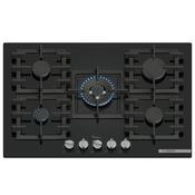 Bosch Series 6 Gas Hob 75cm Tempered Glass PPQ7A6I40 - Black image