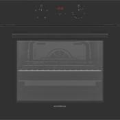 Nordmende Built-In 65L Single Fan Oven Grill Timer SO207BL - Black Glass image