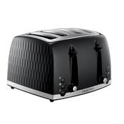 Russell Hobbs Honeycomb 4 Slice Toaster 26071 - Black image