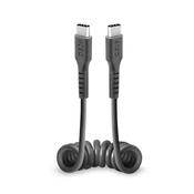 SBS USB-C 2.0 Coiled Charging Cable 0.5m Length image