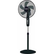 Crystal Home Air Comfort 40 Standing Pedestal Fan 40W | 40cm Diameter, 5-Blade Airflow, 3 Speed Settings, Timer &amp;amp; Oscillation – Black image