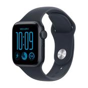 Apple Watch SE 3 – 40mm Midnight Aluminum Case with Navy Blue Sport Band S/M (MJKY4MP/A) image