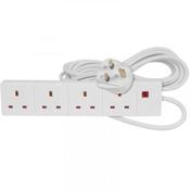 DFE 4 Gang 5m UK / IE Plug Extension Cable image
