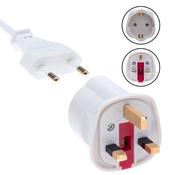 DFE Euro Plug Adaptor 2pin-3pin 13amp 978652 image