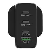 PORT Connect 120W GaN Wall Charger 900107-UK (UK Plug) | 4-Port Fast Charger image